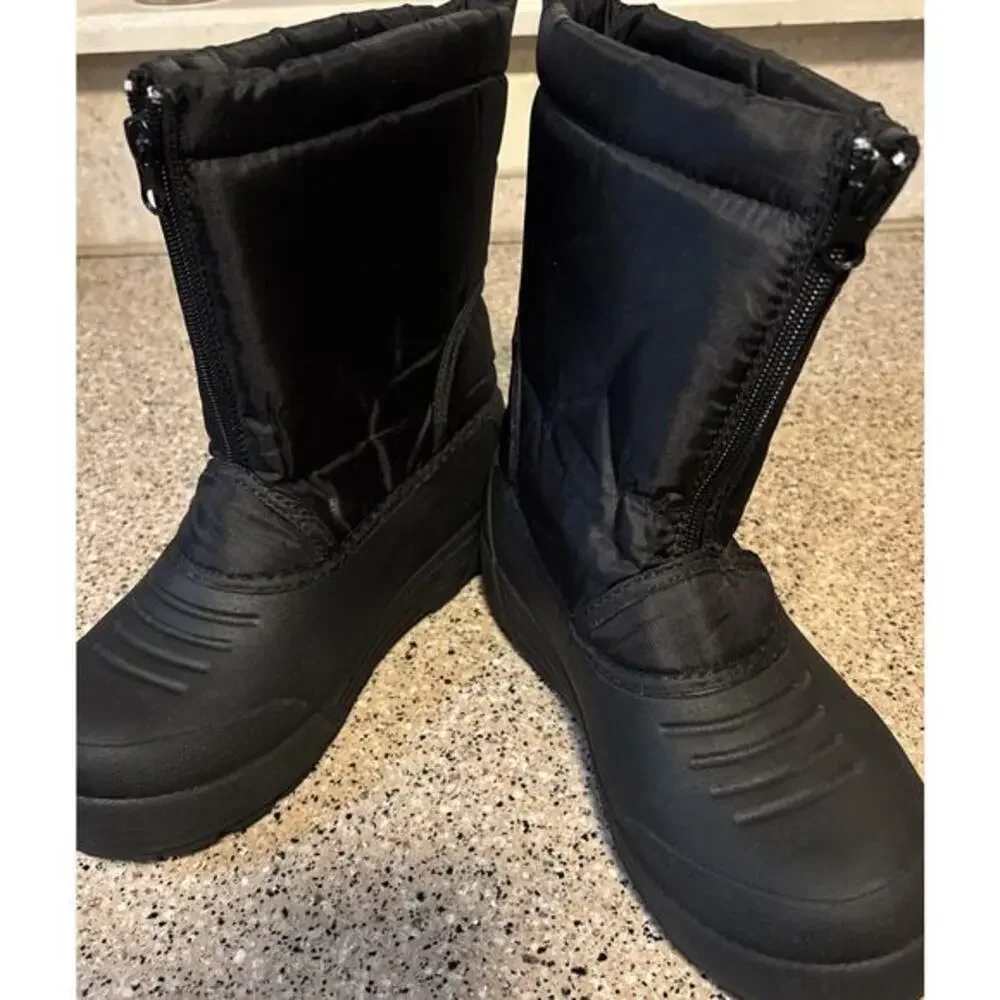 Northside Winter Boots Frosty‎ Polar Reflective Black Youth Sz: 3